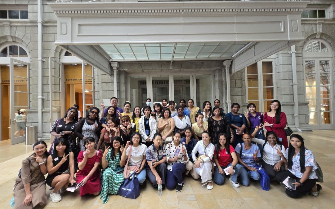 Migrant Domestic Worker Visit to DBS Singapore Gallery at the National Gallery