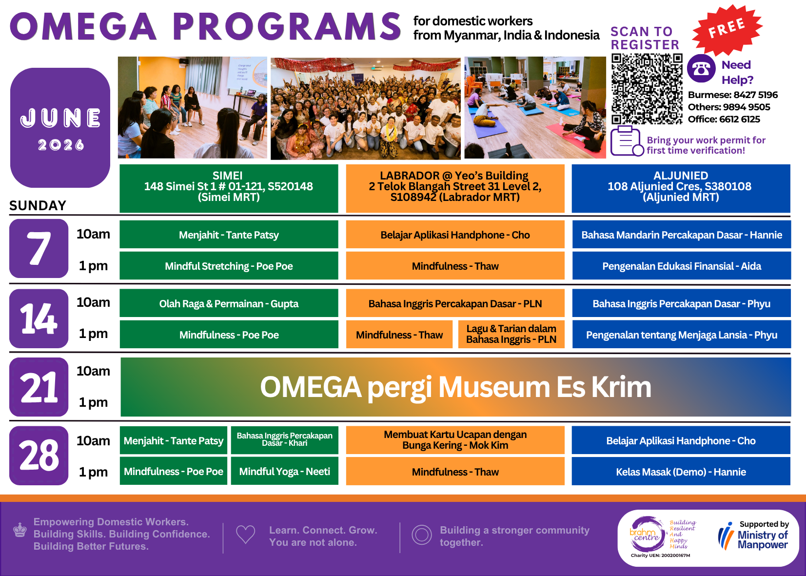 Indonesia Omega May Programs
