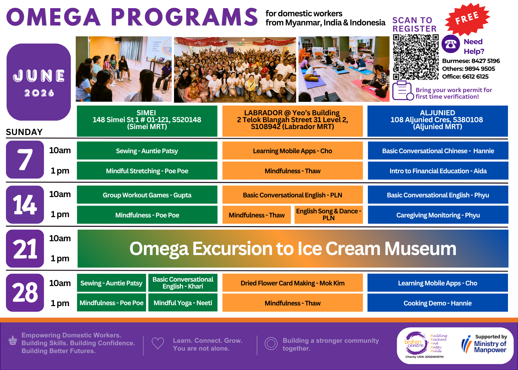Omega May Programs